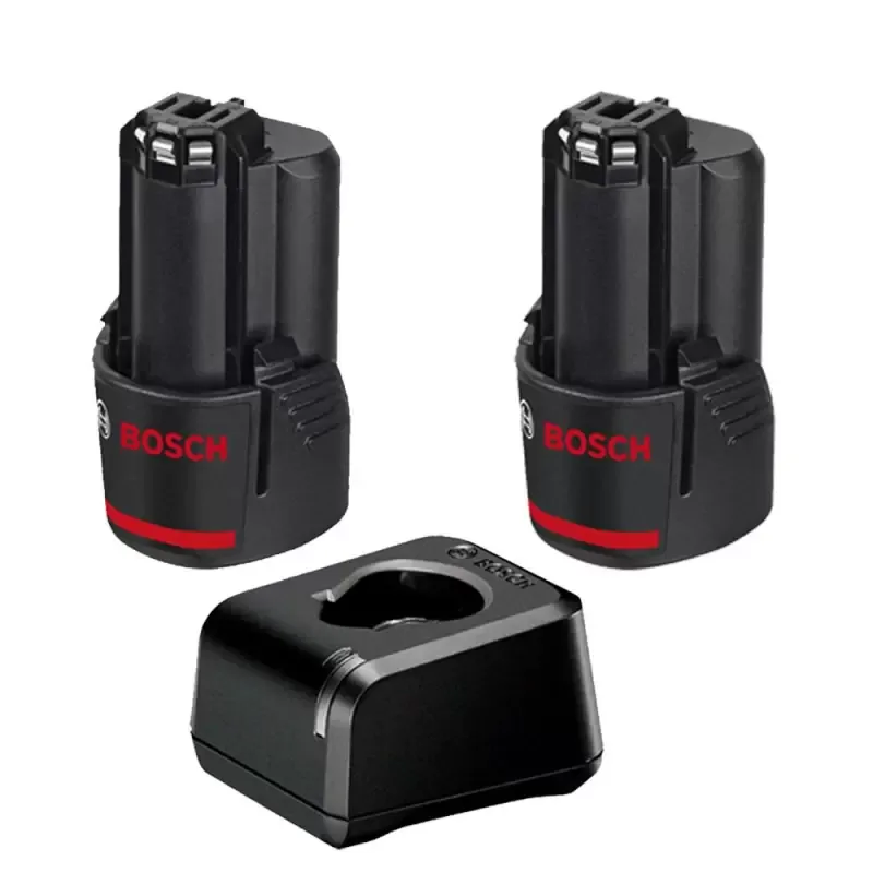 Kit Bosch 1600.A02.1KS-000 con 2 Baterias GBA 12V 2.0 Ah y Cargador GAL 12V-20