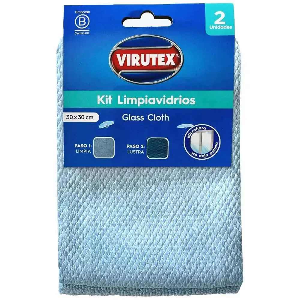 Kit Limpiavidrios Virutex x 2 Accesorios