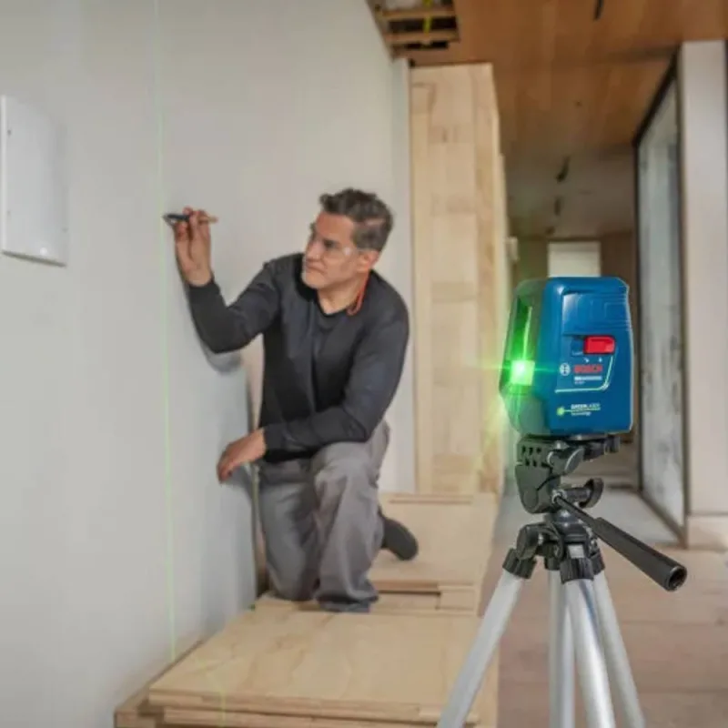 Kit Nivel Láser Bosch GLL3XG Verde 3 Líneas con Trípode · foto 3