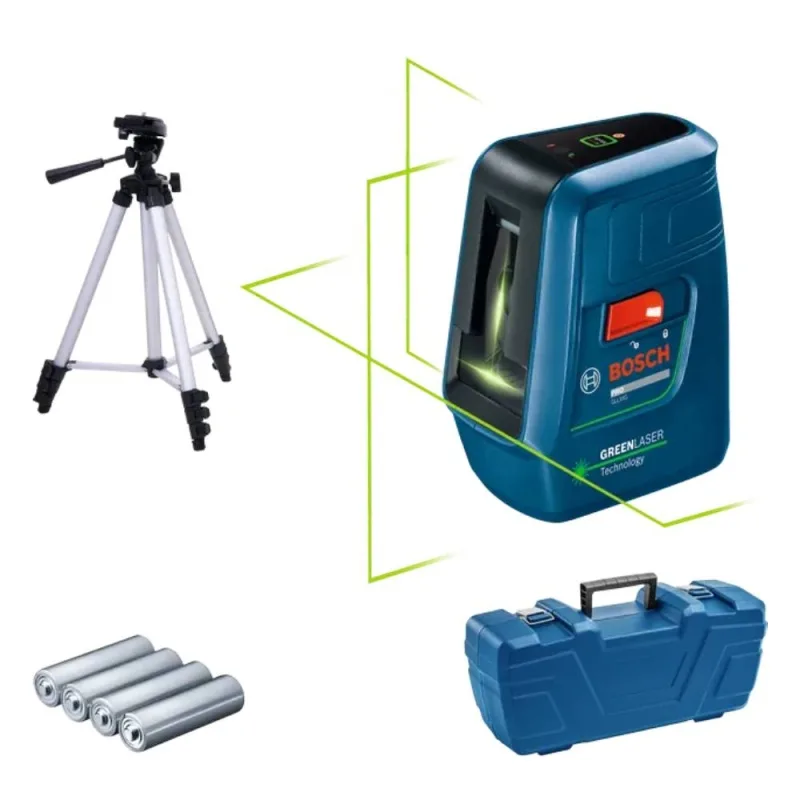 Kit Nivel Láser Bosch GLL3XG Verde 3 Líneas con Trípode