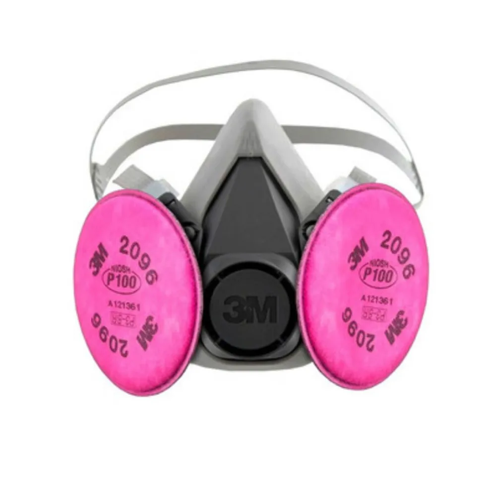 Kit Respirador 3M 6200 (Media Cara) + Filtros 2097 P100