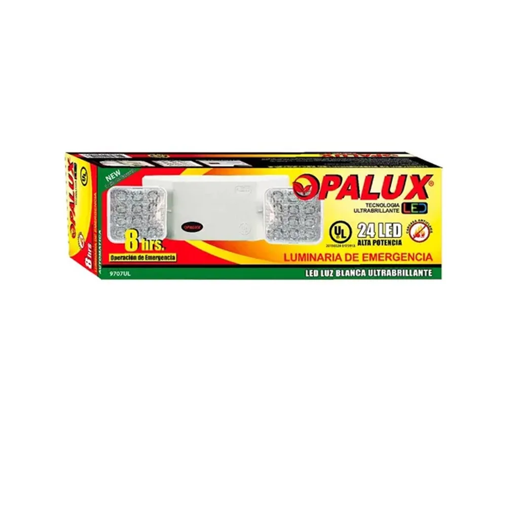 Lampara de Emergencia Opalux 9707Ul de 8 Hrs