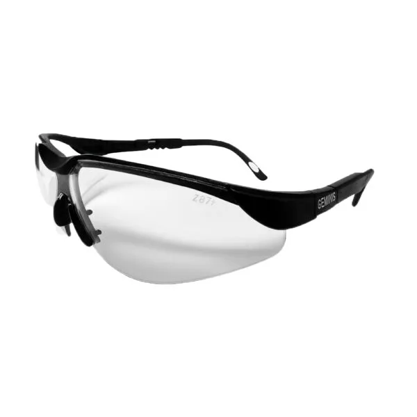 Lentes de seguridad antiempañantes con patilla regulable CLUTE Geminis