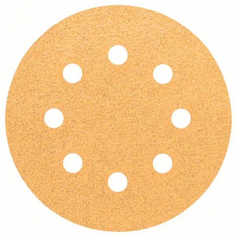 Lija Excéntrica Bosch 5" Grano 80 con Velcro x 50 Unidades
