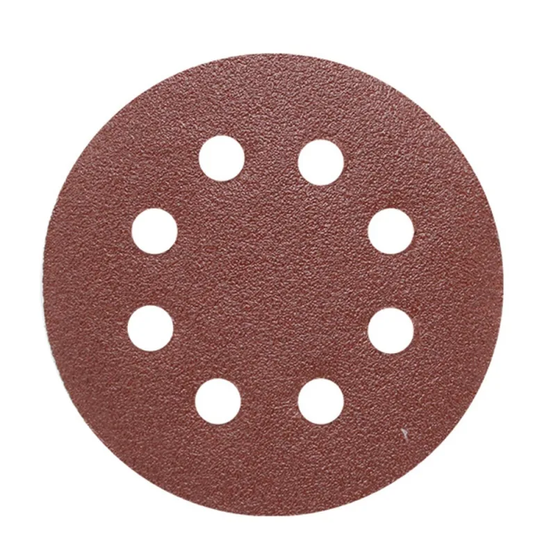 Lija Excéntrica Kamasa KM1489 4 1/2" Grano 80 con Velcro y 8 Huecos
