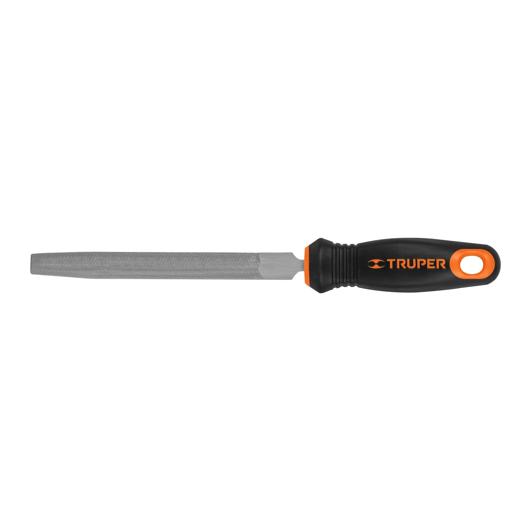 Lima media caña bastarda 6" con mango Comfort Grip, TRUPER