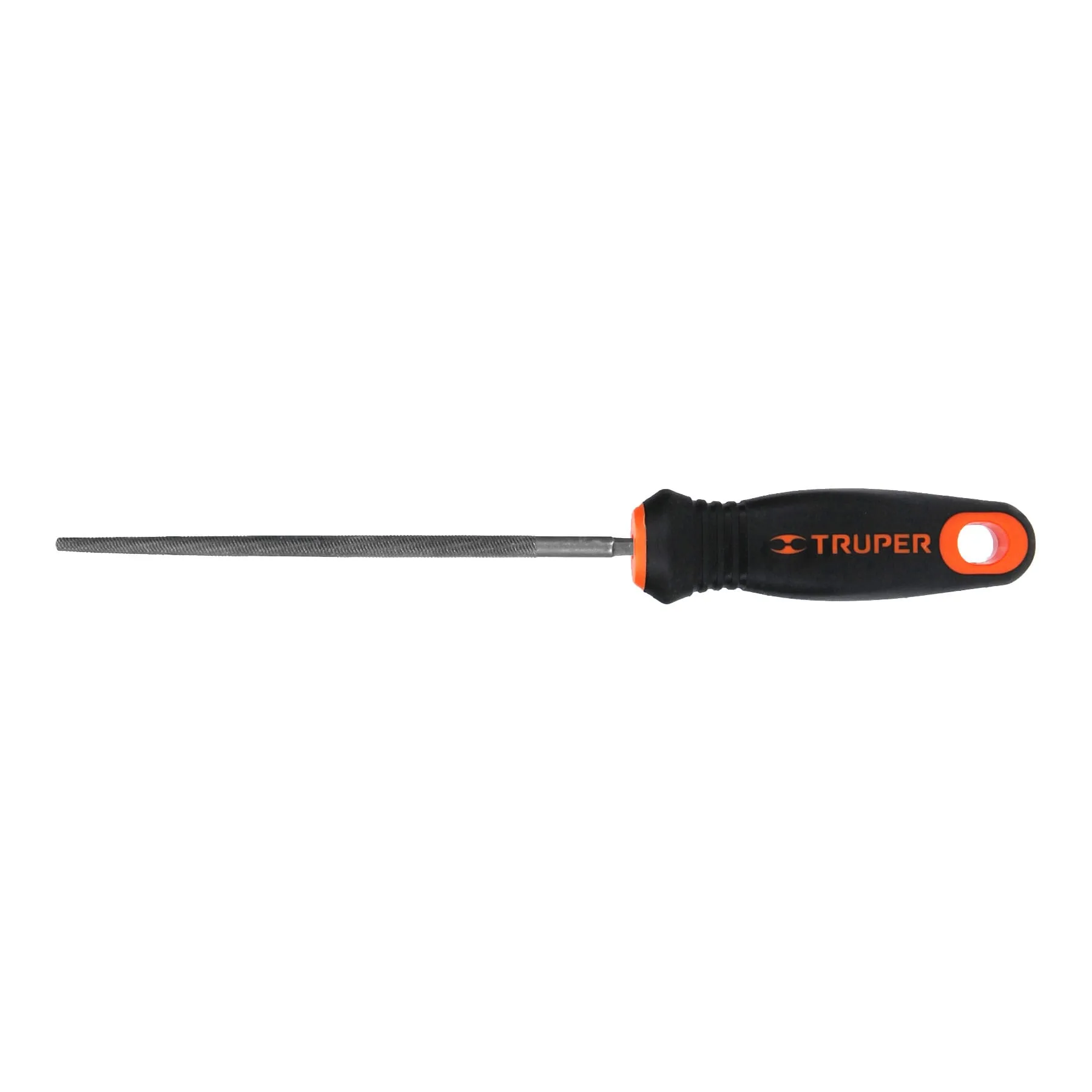 Lima redonda bastarda 6" con mango Comfort Grip, TRUPER