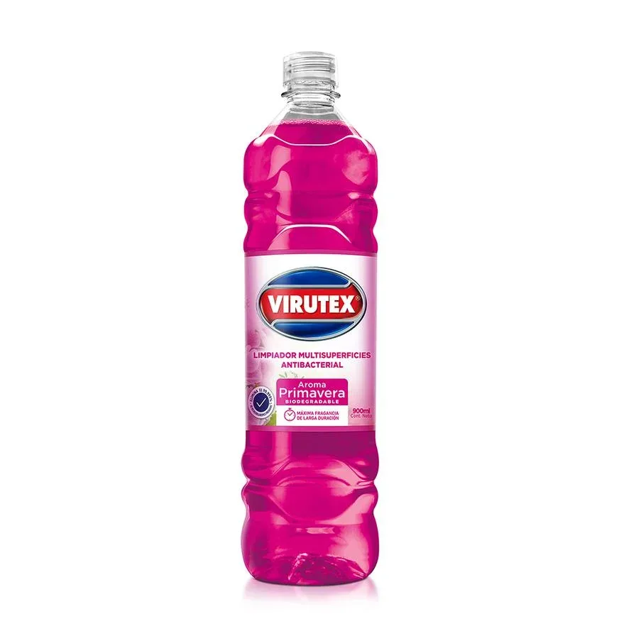 Limpiador Multisuperficies Antibacterial Virutex Primavera 900ml