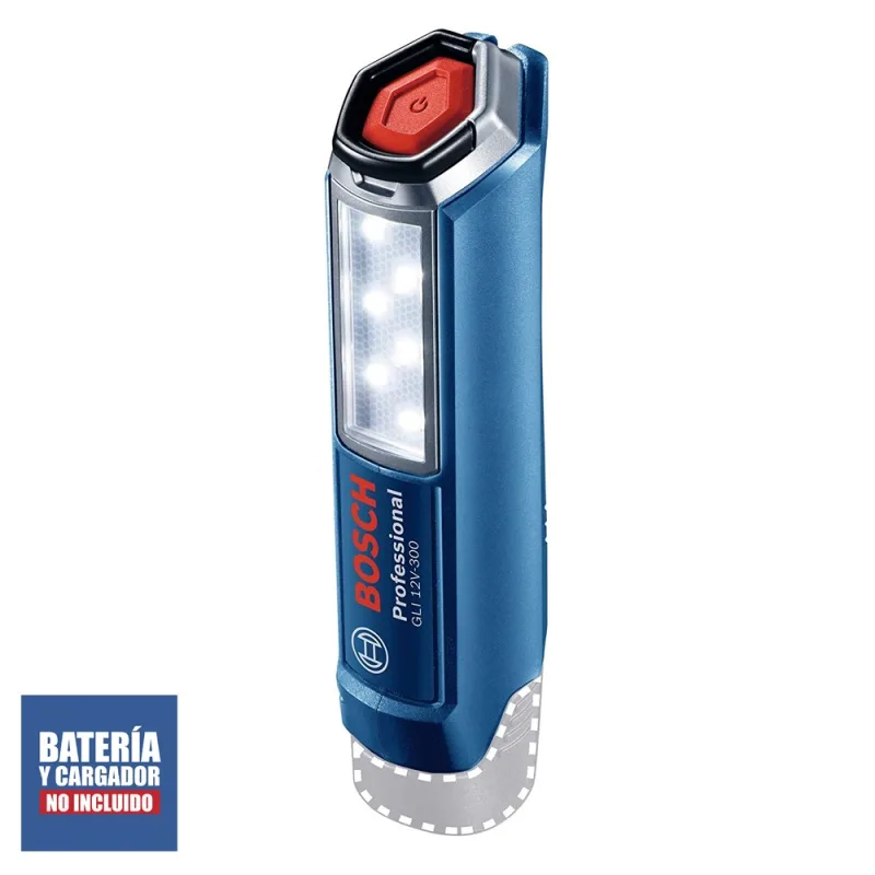 Linterna de Trabajo Inalambrica Bosch GLI 12V-300 de 300 Lumenes (Baretool)