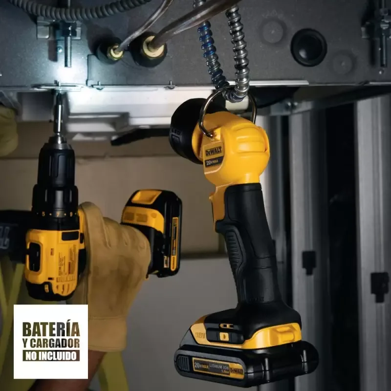 Linterna de trabajo LED DeWalt DCL040 20V MAX 165 lúmenes baretool · foto 8