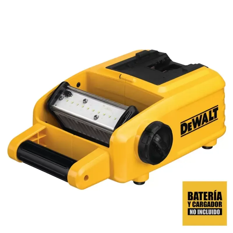 Linterna de trabajo LED DeWalt DCL060 de 20 V con cabezal pivotante