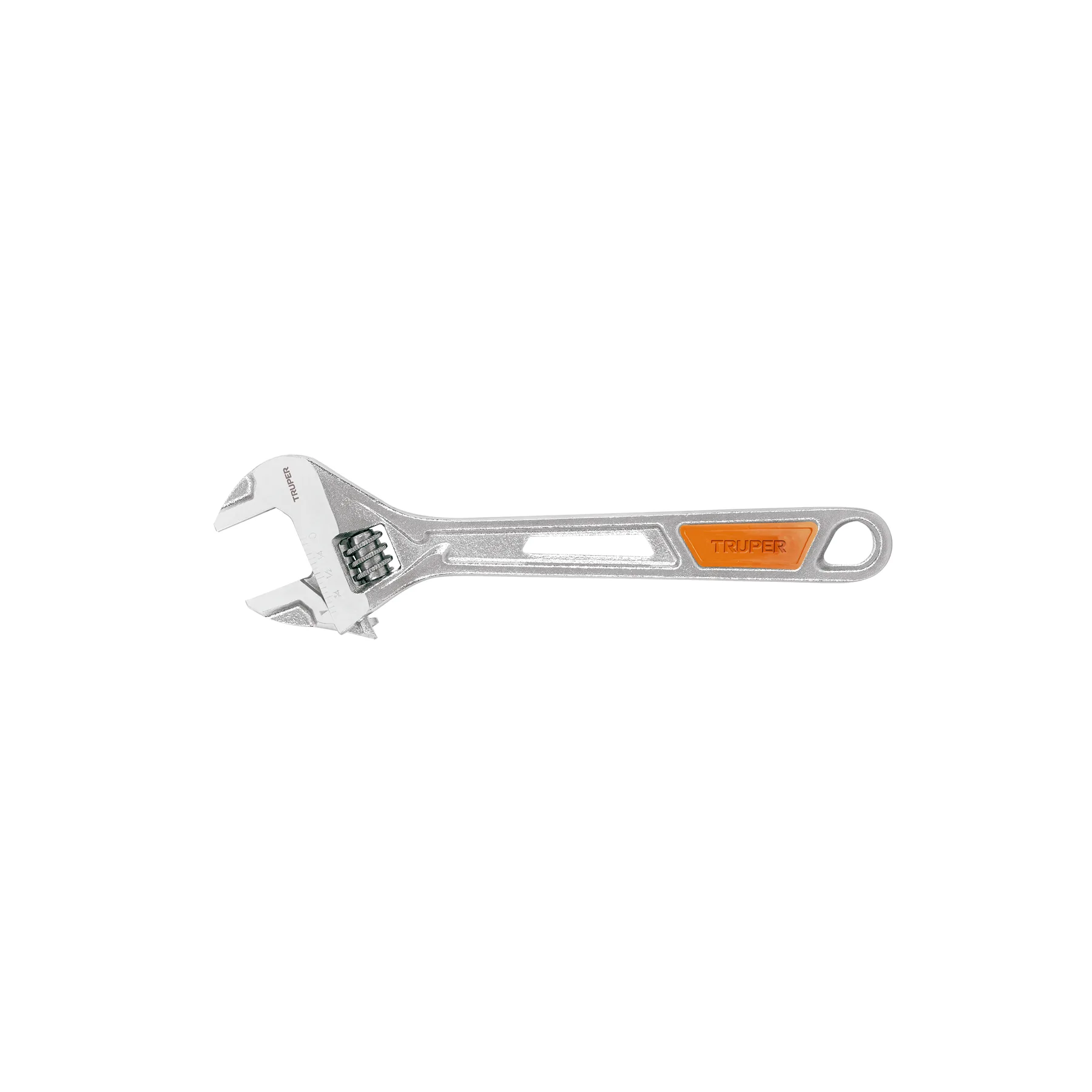Llave ajustable (perico) 8" cromada, TRUPER