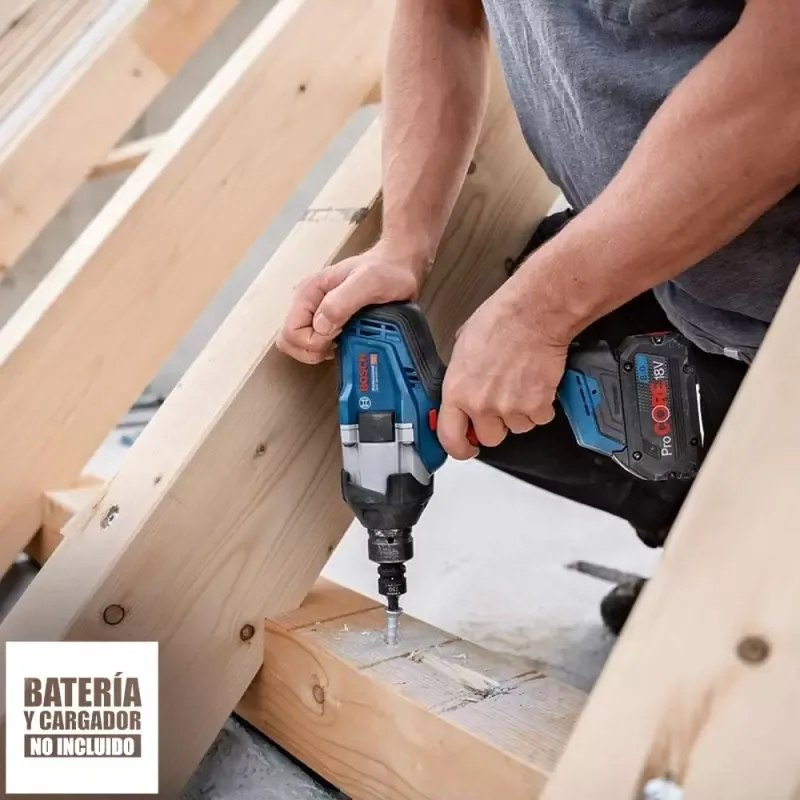 Llave de Impacto Bosch GSD 18V-1050 H 3/4" Brushless (Solo Herramienta) · foto 8