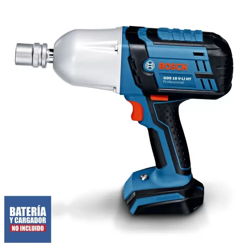 Llave de impacto inalámbrica Bosch GDS 18 V-LI HT de 1/2" y 650 Nm, versión baretool · foto 2