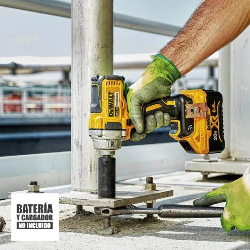 Llave de impacto inalambrica DeWalt DCF896B 1/2" 20V XR 447 Nm con Bluetooth (herramienta sola) · foto 4
