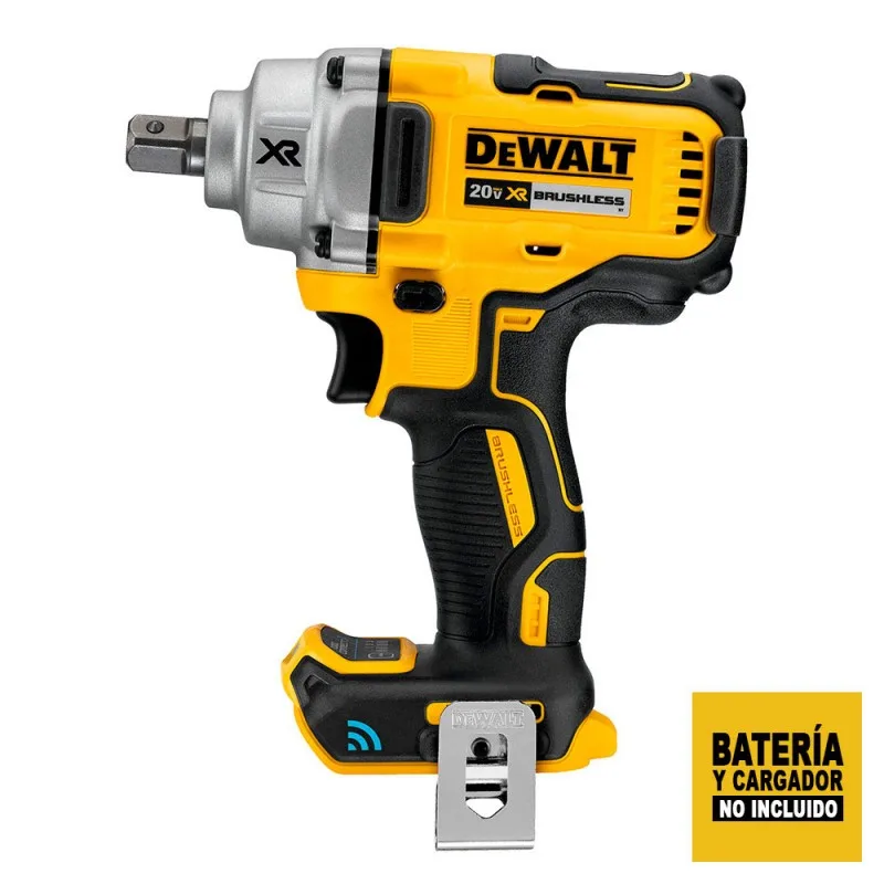 Llave de impacto inalambrica DeWalt DCF896B 1/2" 20V XR 447 Nm con Bluetooth (herramienta sola) · foto 3