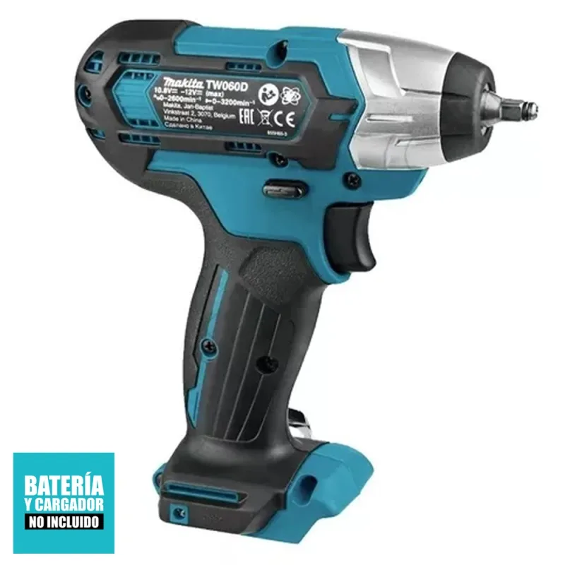 Llave de Impacto Inalambrica Makita TW060DZ 1/4" 12V CXT (Sin Bateria) · foto 3