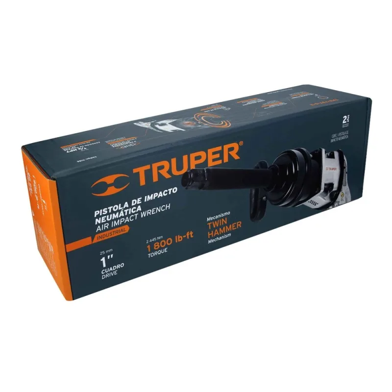 Llave de Impacto Neumática Truper 11186 1 pulgada 2440 Nm · foto 2