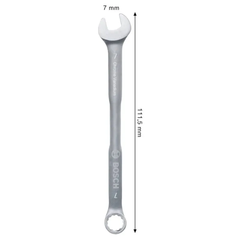Llave Mixta Bosch 1600.A03.AH7-000 7mm Cromo Vanadio · foto 2