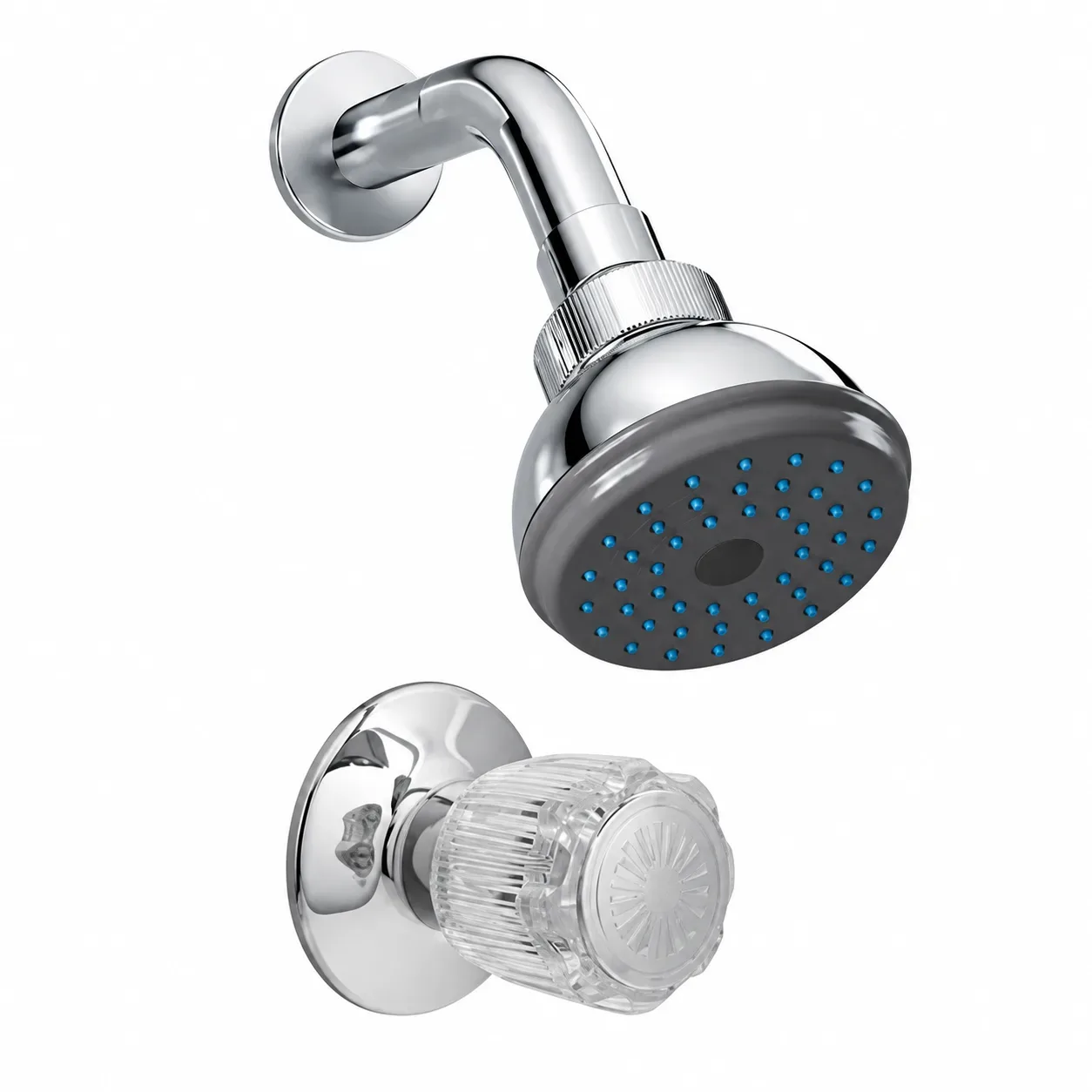 Llave para ducha de pared con salida Omega ITALGRIF Galápagos cromado