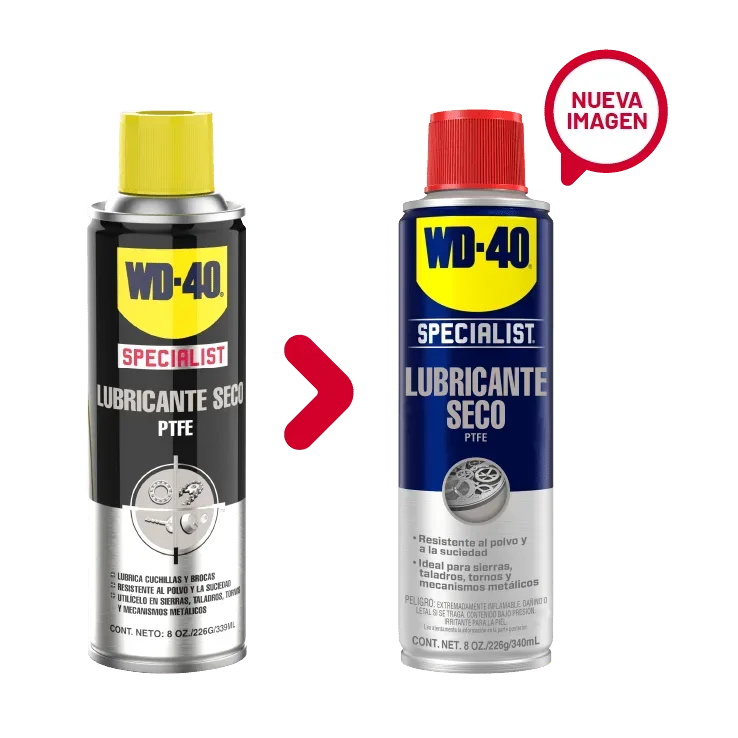 Lubricante Seco WD-40 Specialist con PTFE