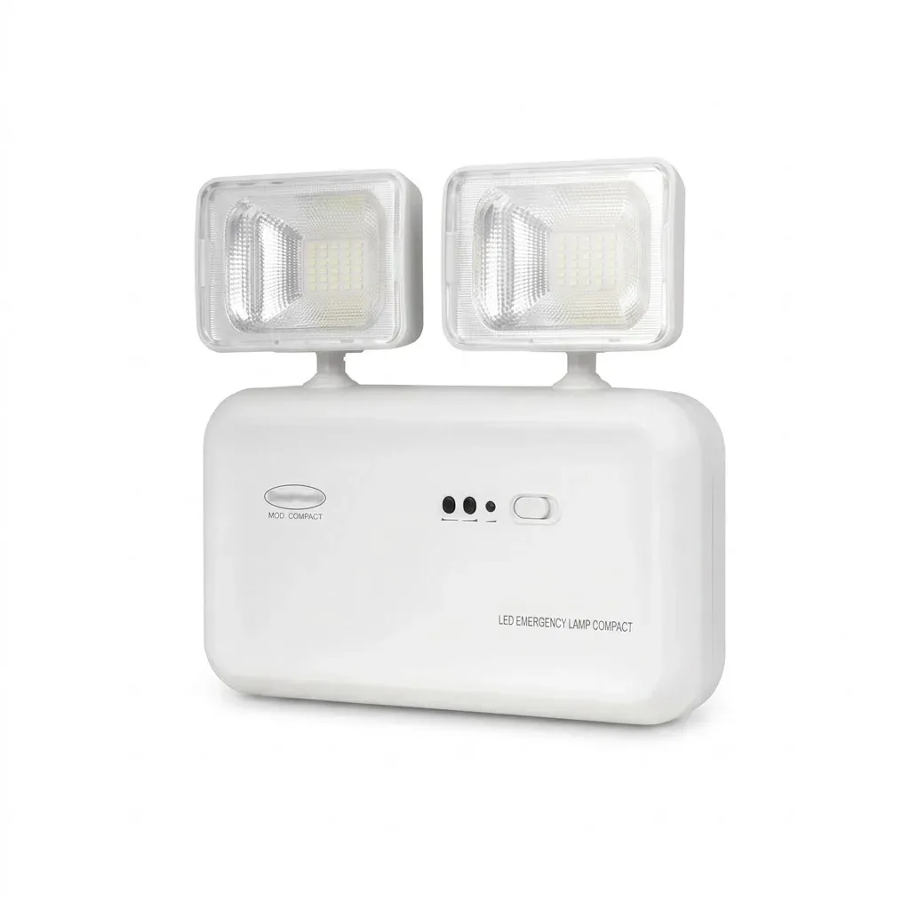 Luz de emergencia LED 1200 lm IP65 con 2 horas de autonomía SEGURIMAX Compact