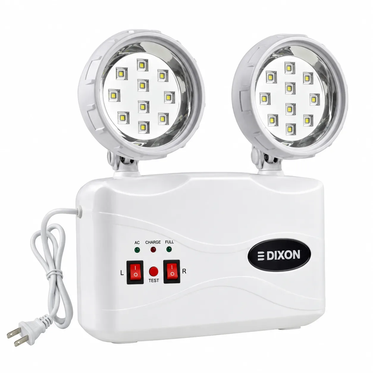 Luz de emergencia LED de 20 LED con 8 horas de autonomía DIXON EMERDIX20-8HRS