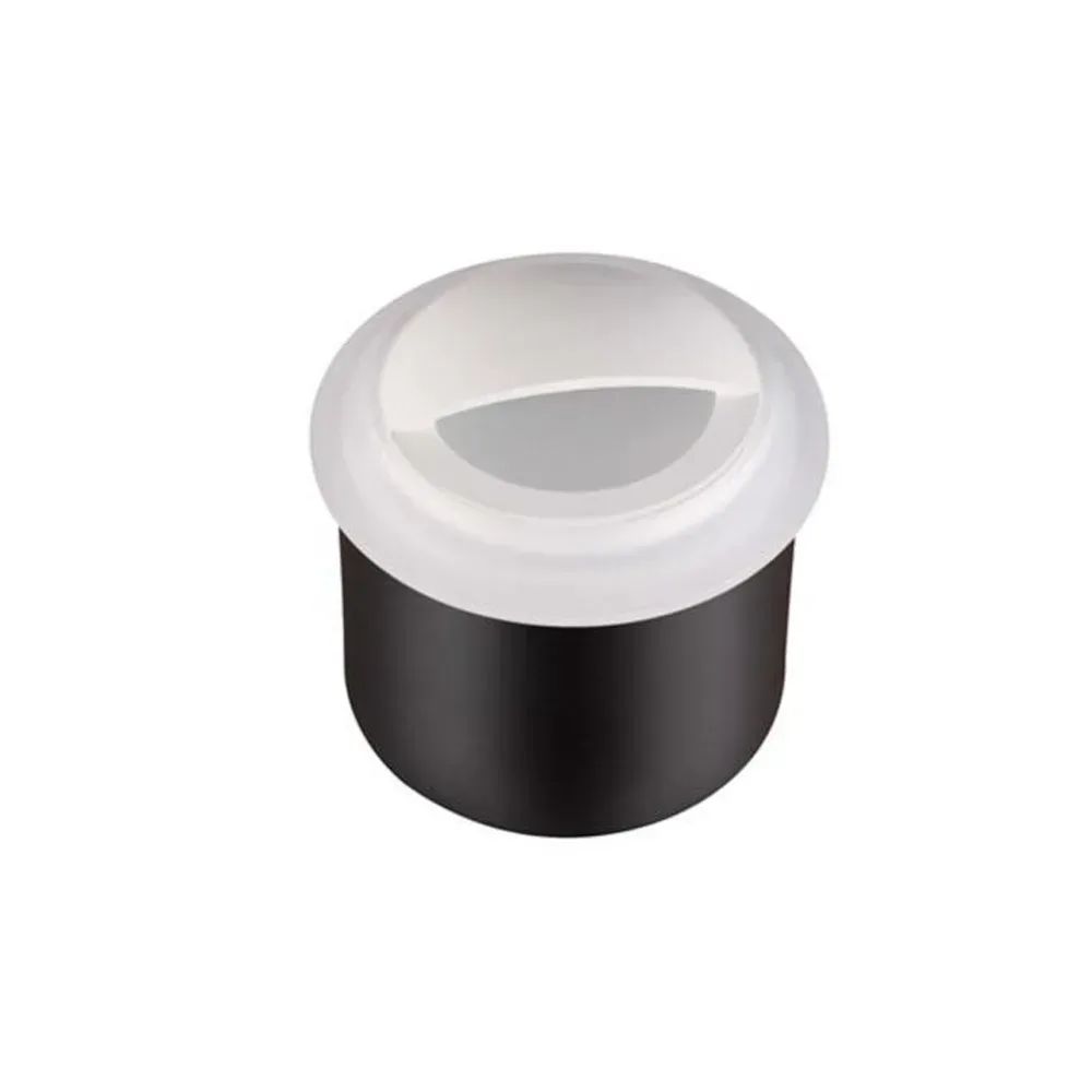 Luz de escalera LED empotrable redonda 3W