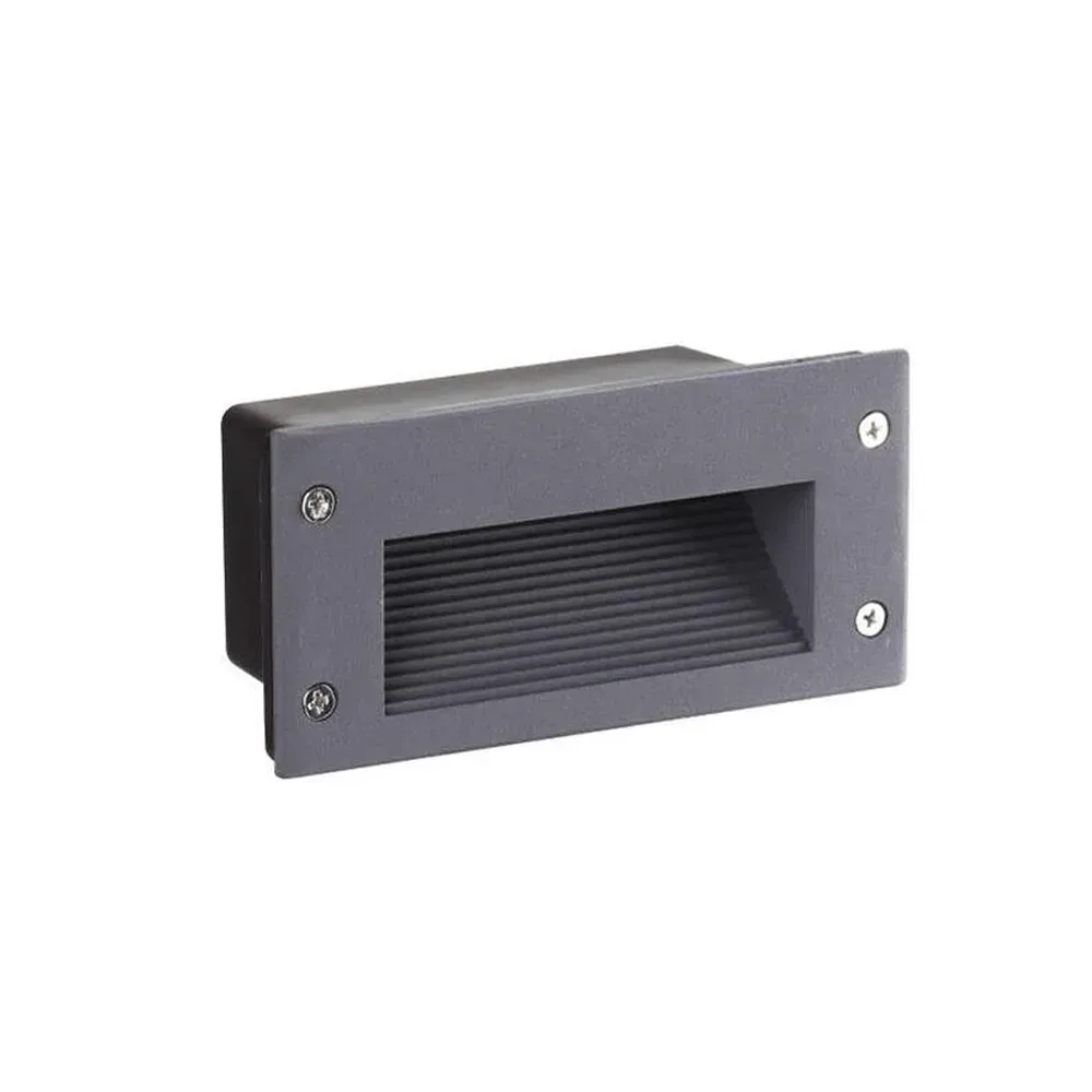 Luz de paso LED empotrable para muro 5W IP65 NUVORA PY-EXT01
