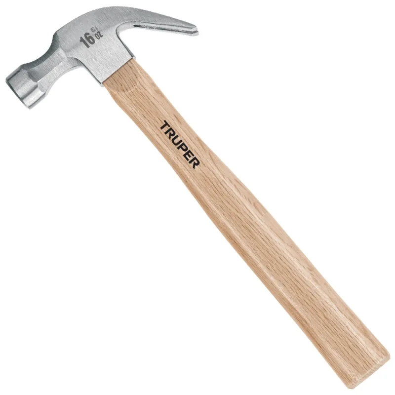 Martillo de Uña Curva 16 Oz Mango de Encino Truper 16752