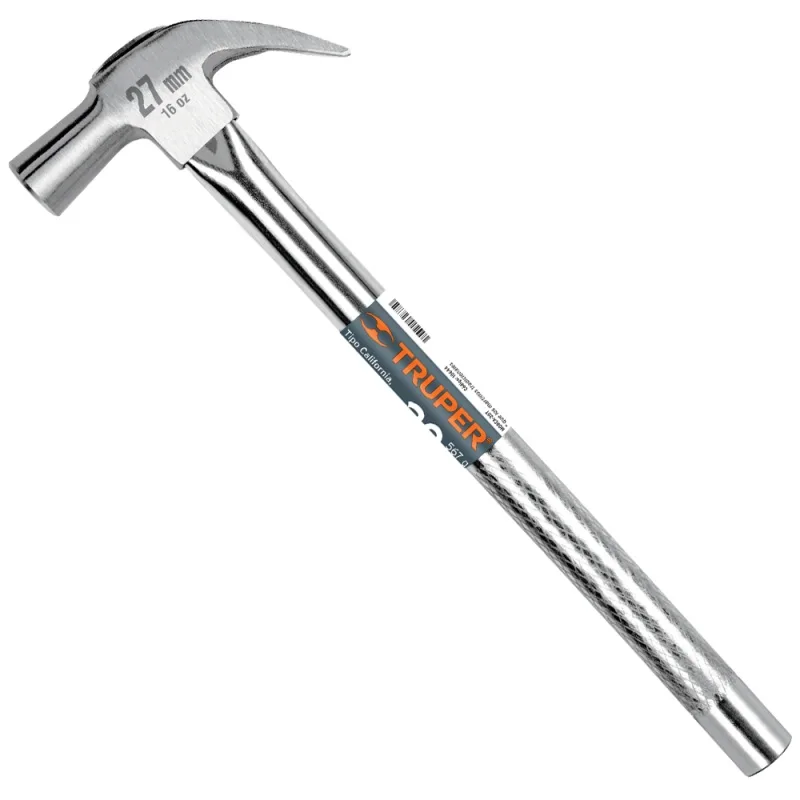Martillo de Uña Curva Truper 16 Oz Mango de Acero