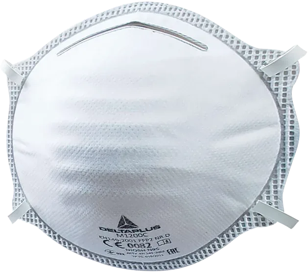 Mascarilla Desechable Delta Plus M1200 (FFP2 sin válvula, caja x20)