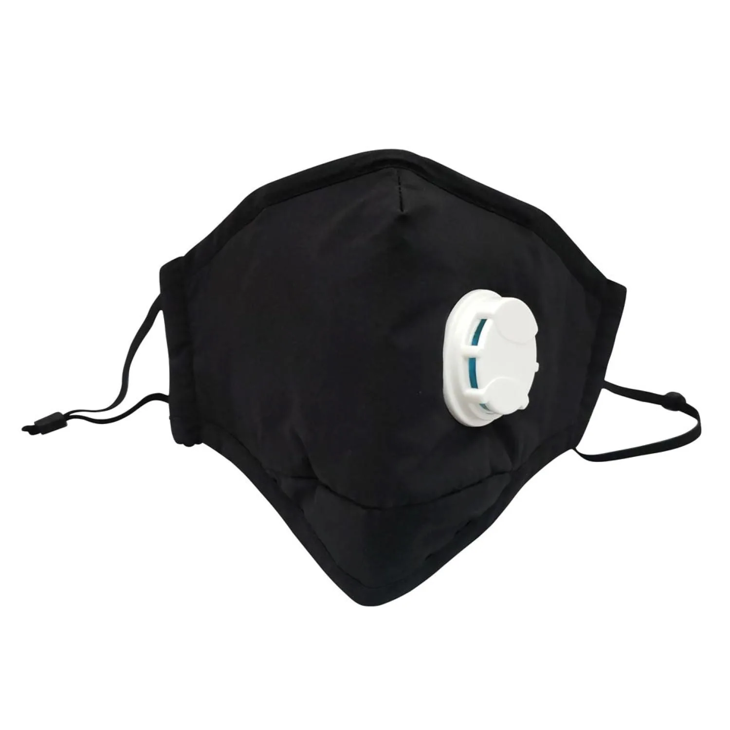Mascarilla reutilizable antismog con válvula STEELPRO negra