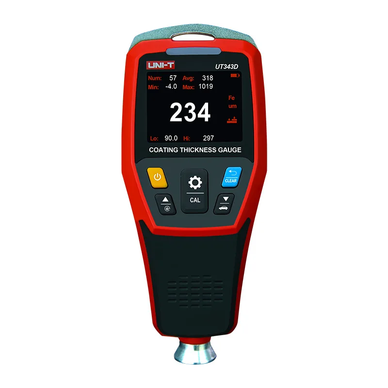 Medidor de espesor de recubrimiento hasta 1250 micras UNI-T UT343D