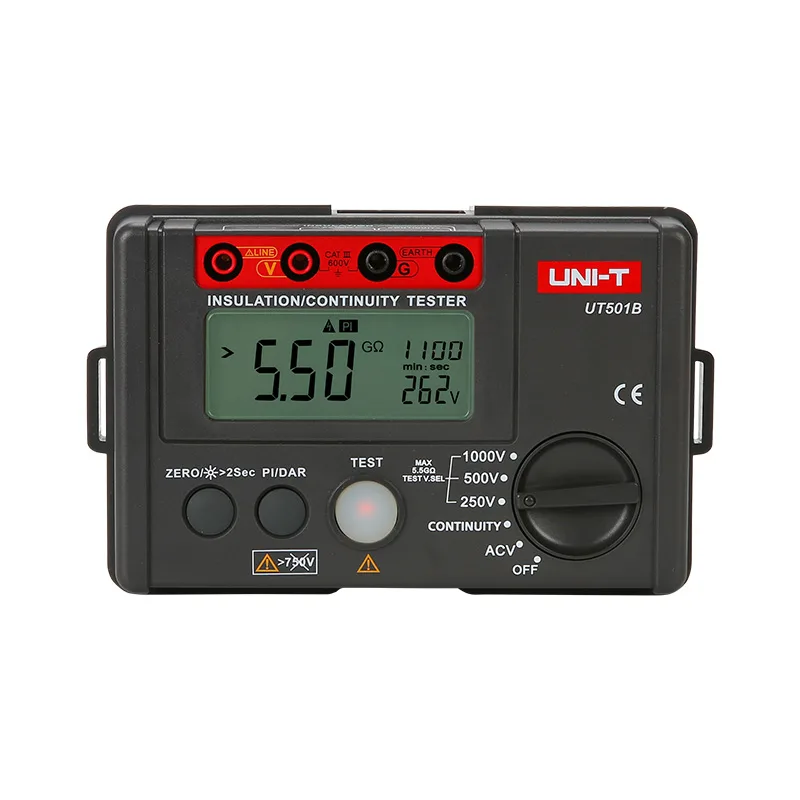 Megóhmetro digital 250, 500 y 1000 V UNI-T UT501B