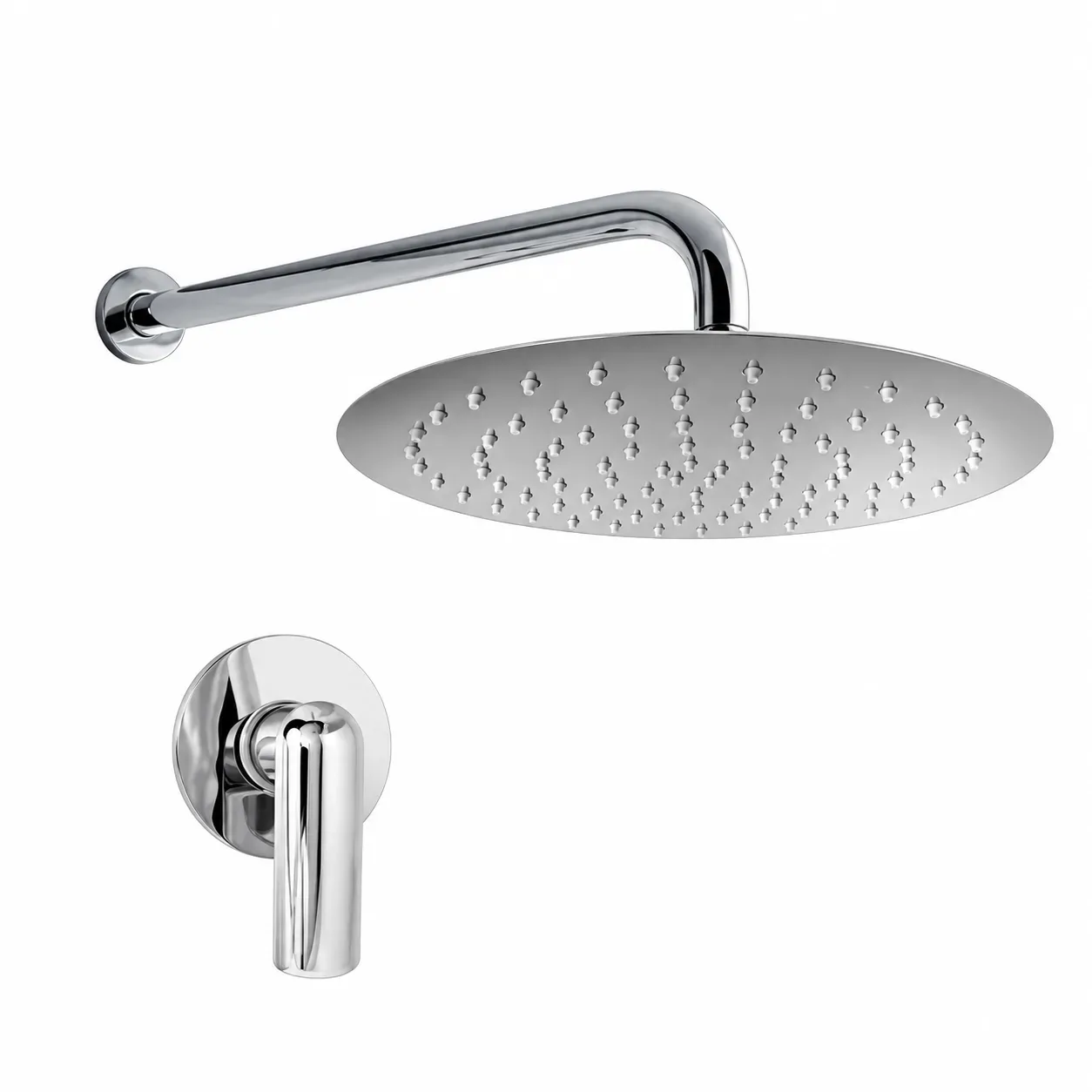 Mezcladora monocomando para ducha con salida española de 25 cm VAINSA