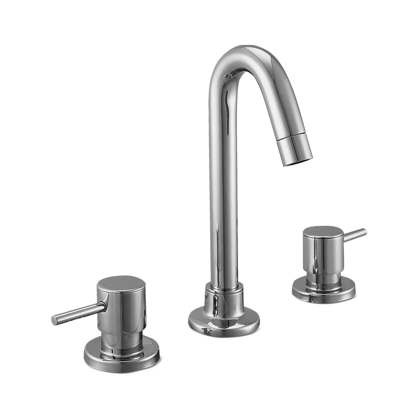 Mezcladora para lavatorio 8" con pico alto de bronce VAINSA Bali