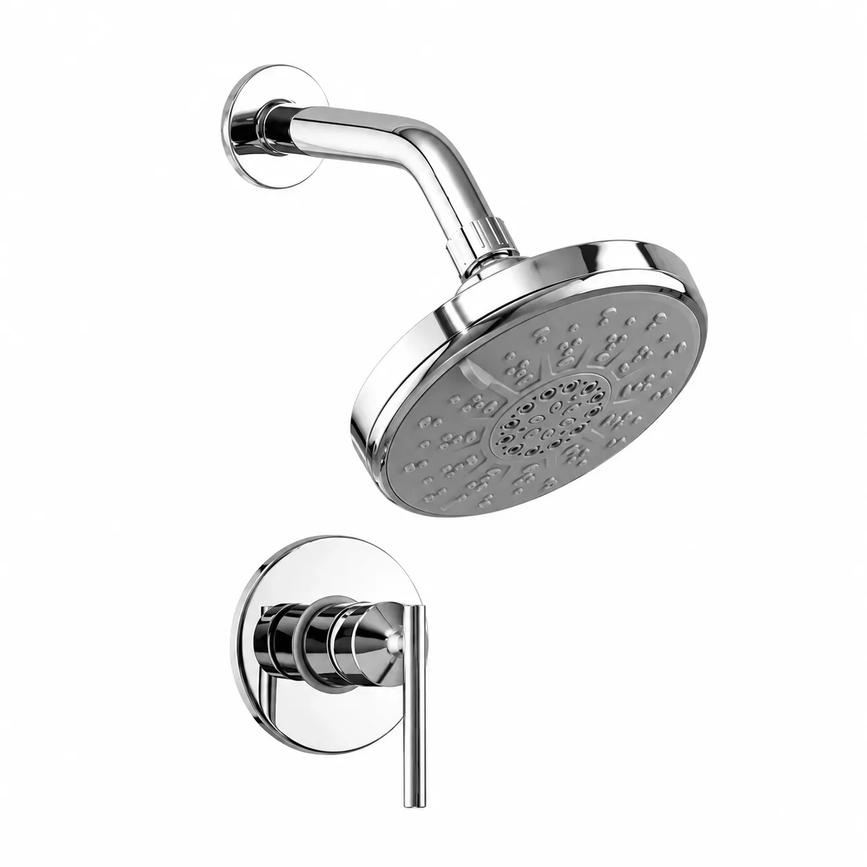 Monocomando para ducha con salida GAP 15 de bronce VAINSA Night
