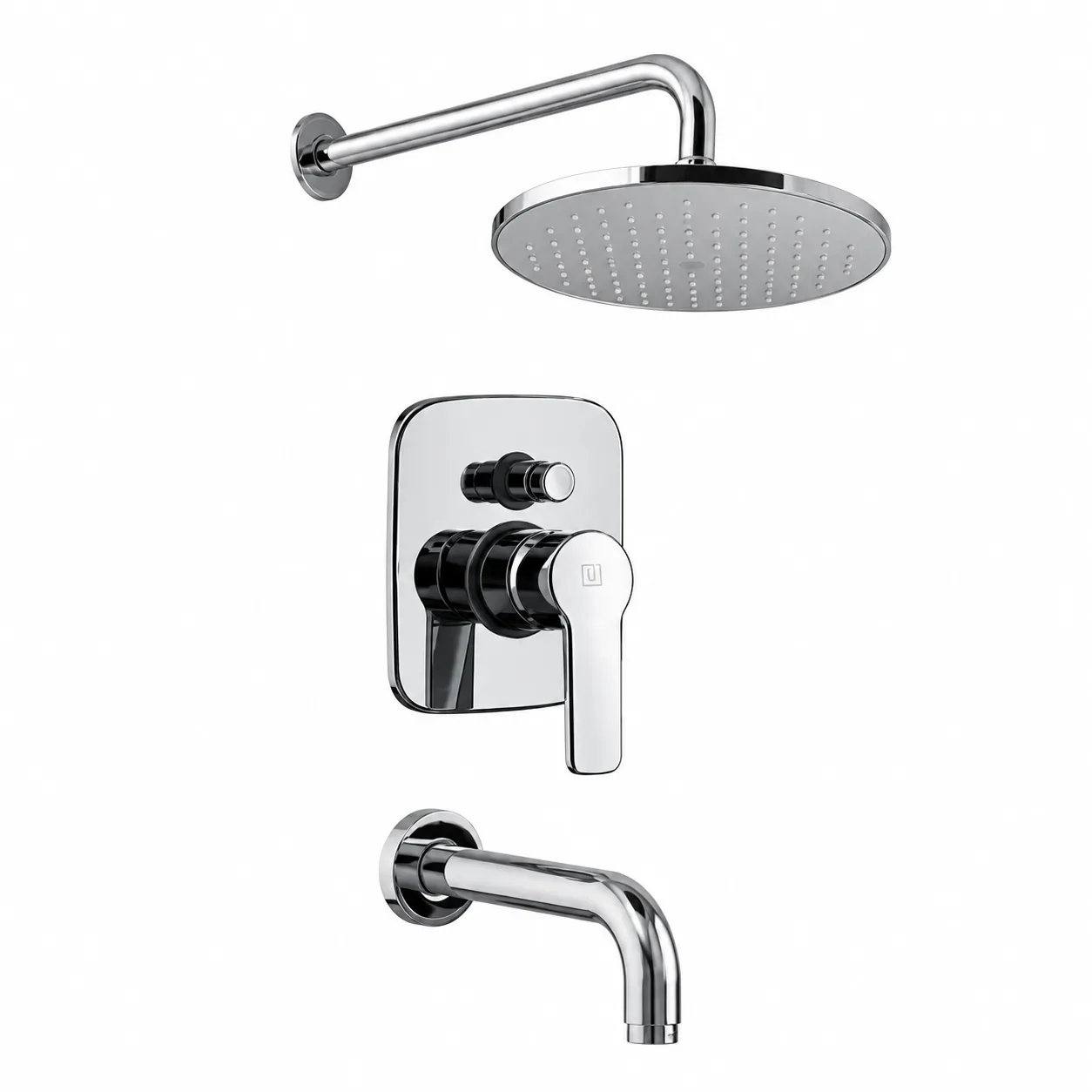 Monocomando para ducha tina con salida Morgan de bronce VAINSA Artic