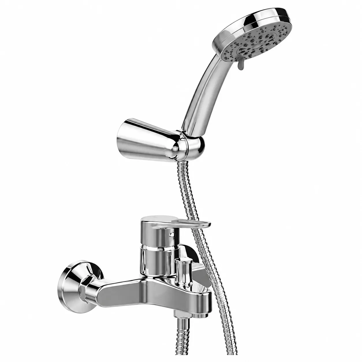 Monocomando para ducha tina ITALGRIF Barbados cromado