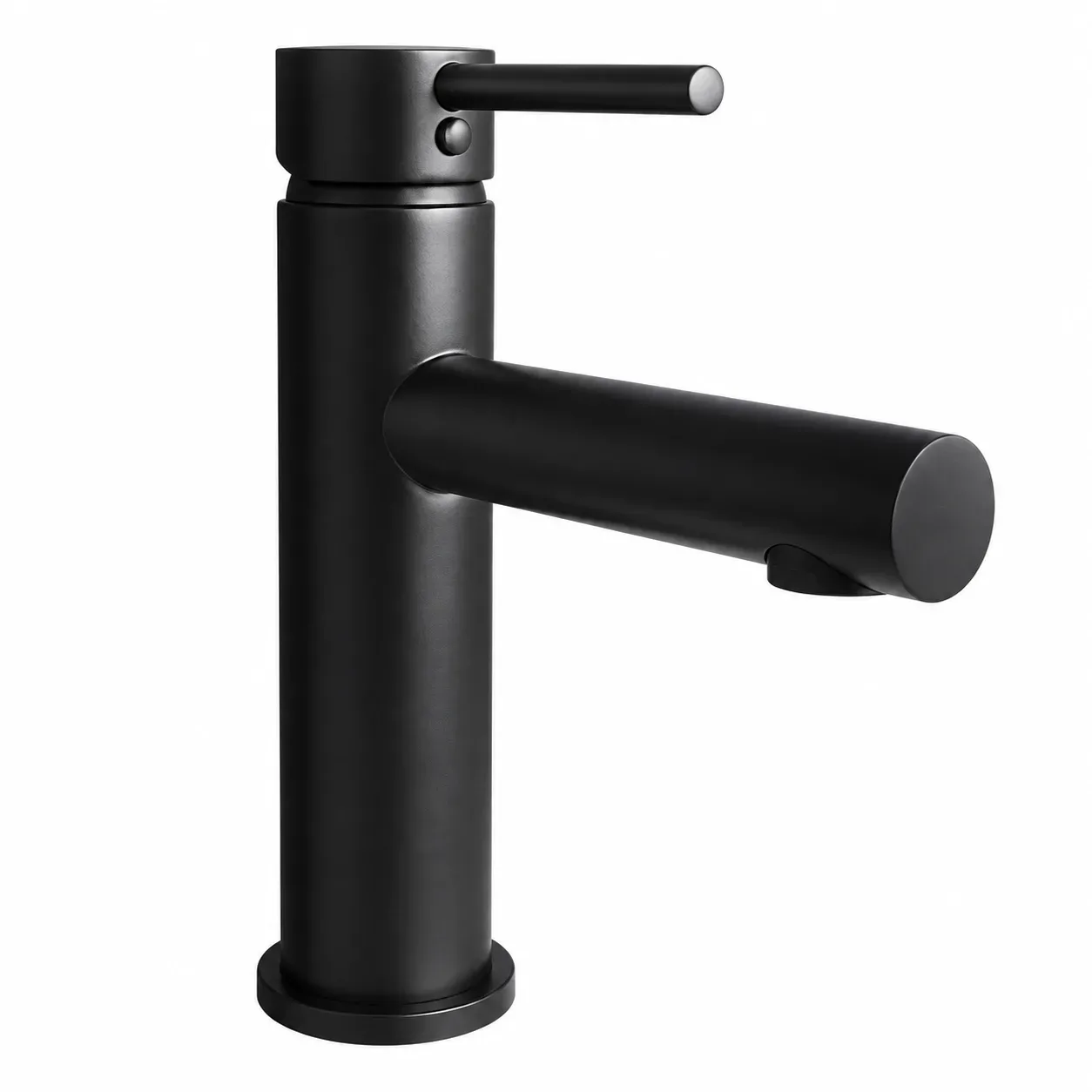 Monocomando para lavatorio bajo VAINSA Lever black