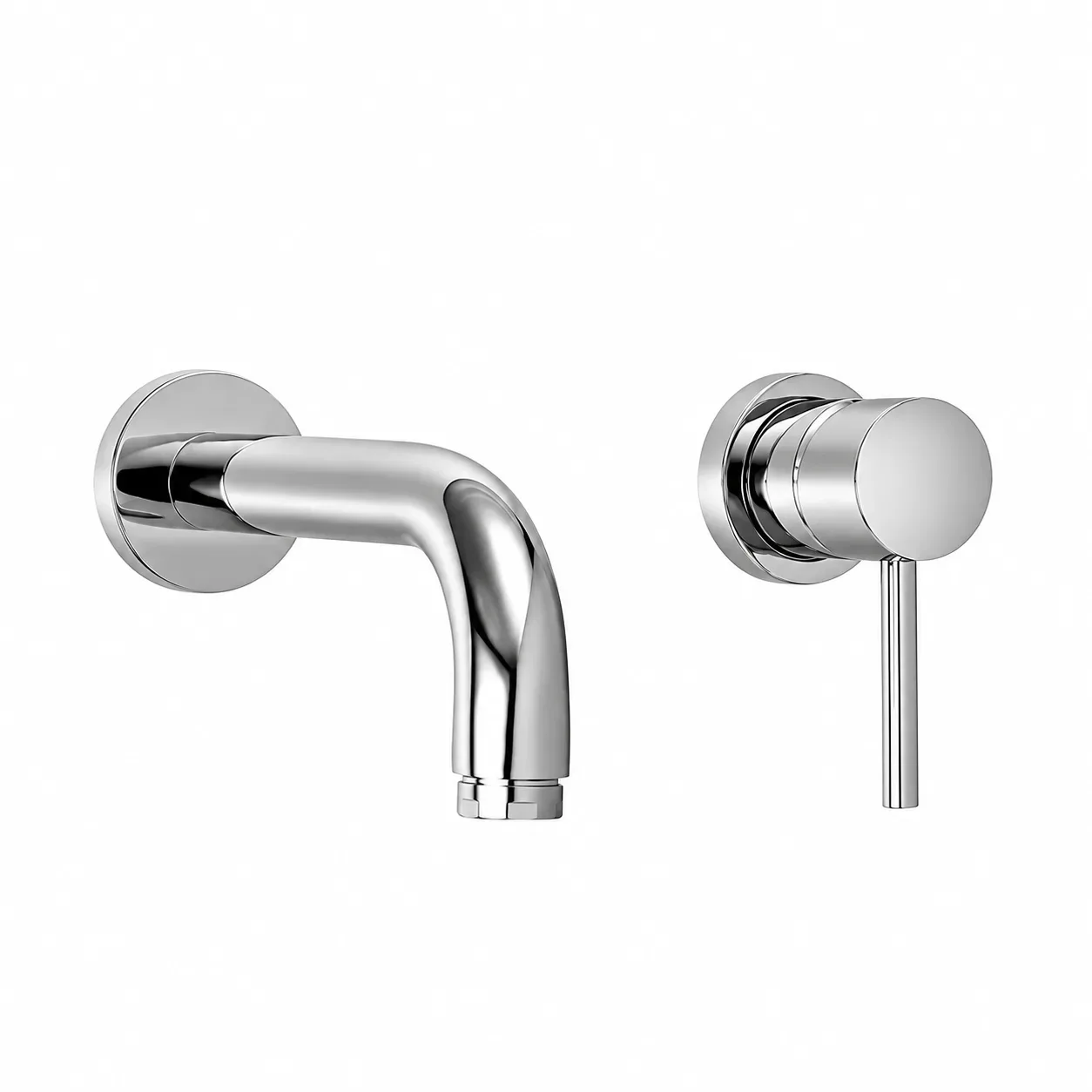 Monocomando para lavatorio de pared de bronce VAINSA Lever