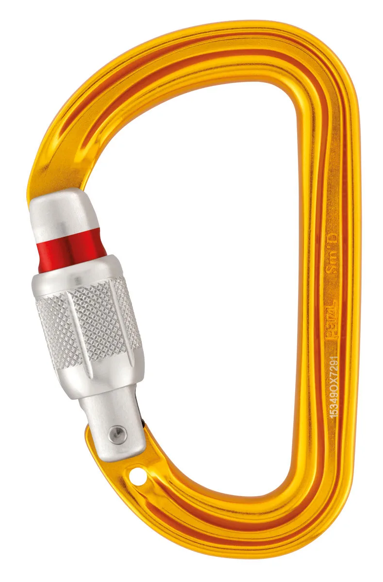 Mosquetón de seguridad con bloqueo automático PETZL Sm'D TWIST-LOCK