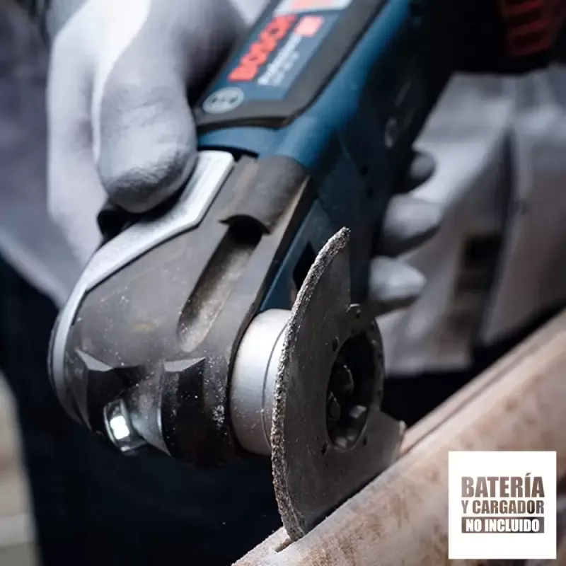 Multiherramienta oscilante inalámbrica Bosch GOP 18V-28 con encastre StarlockPlus (baretool) · foto 2