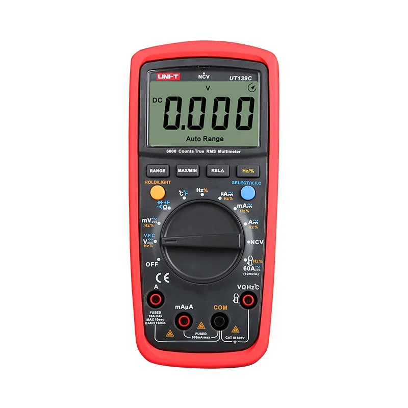 Multímetro digital 600 V con medida de capacitancia UNI-T UT33A+