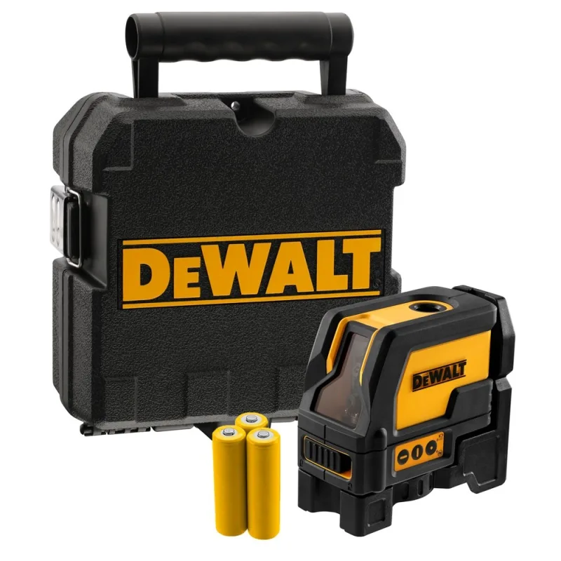 Nivel Láser Combinado DeWalt DW0822CG Luz Verde 30 m con Líneas y Plomadas