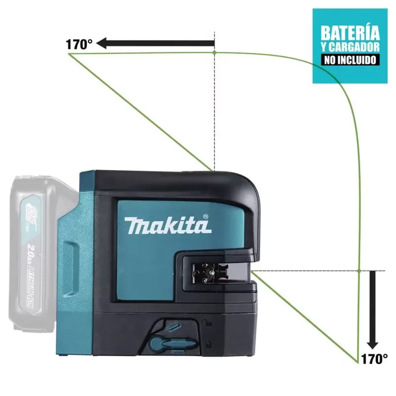 Nivel Laser Verde Makita SK106GDZ 12V CXT Combinado 30 Metros · foto 4