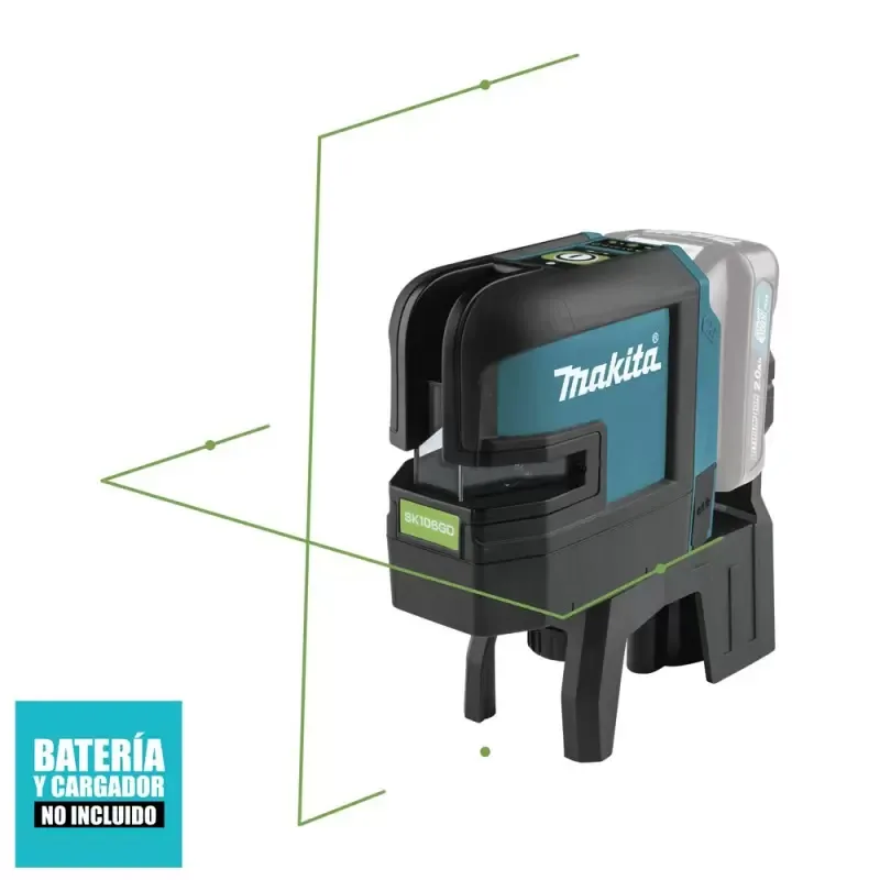 Nivel Laser Verde Makita SK106GDZ 12V CXT Combinado 30 Metros · foto 3