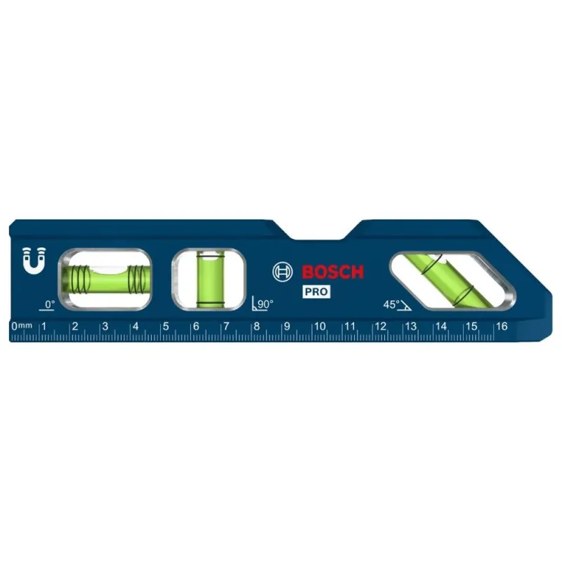Nivel Torpedo Magnético Bosch 7" de Aluminio