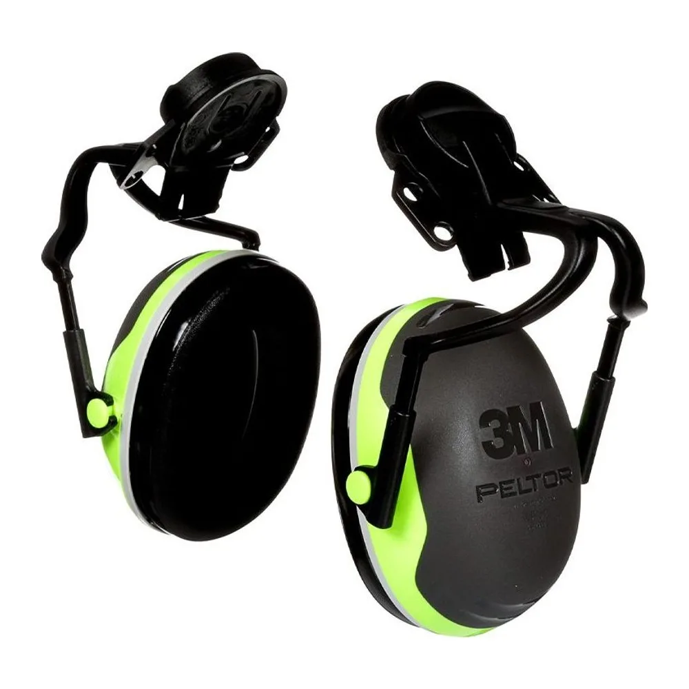 Orejera 3M Peltor X4P51E — Serie X, Adaptable a Casco de Ala Ancha, NRR 26 dB
